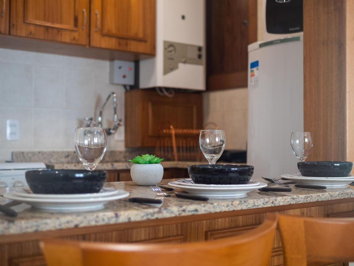 Palladio 304 - Gramado 400 Metros Rua Coberta Apartment ภายนอก รูปภาพ