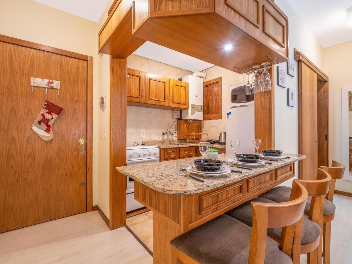 Palladio 304 - Gramado 400 Metros Rua Coberta Apartment ภายนอก รูปภาพ